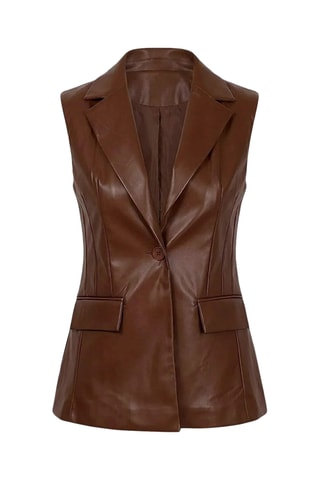 Veste sans manches - Marron foncé