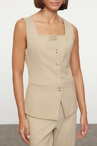 Veste sans manches - Taupe