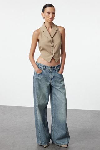 Veste sans manches - Taupe