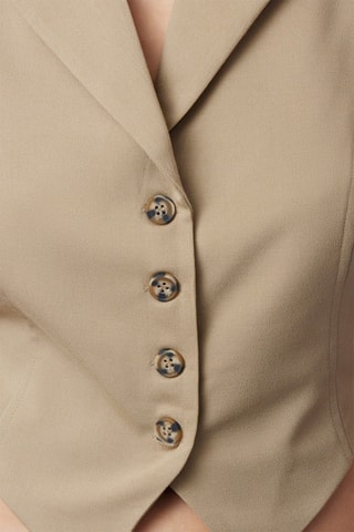 Veste sans manches - Taupe