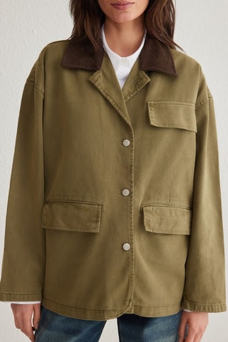 Veste oversize - Vert