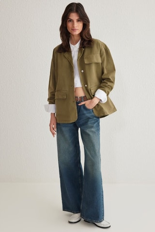 Veste oversize - Vert