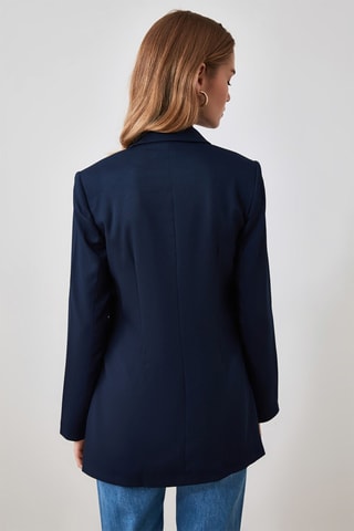 Veste longue - Bleu marine
