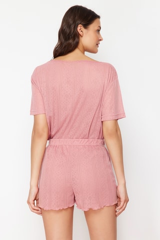 2 shorts de pyjama - Rose et bleu