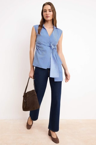 Top portefeuille - Bleu marine