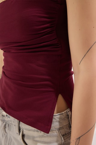 Strapless Top - Rood