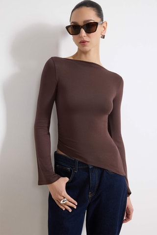 Top - Marron foncé