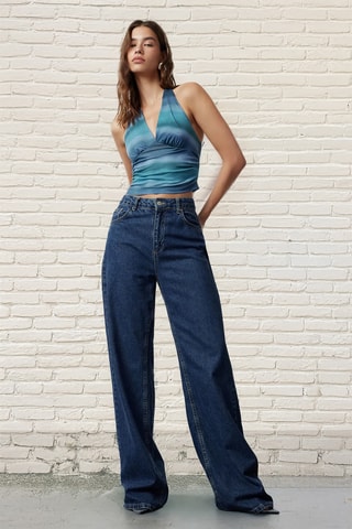 Top dip and dye - Bleu clair