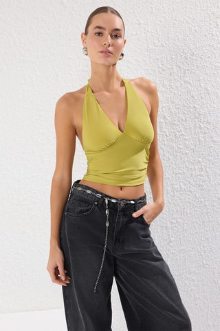 Top - vert olive