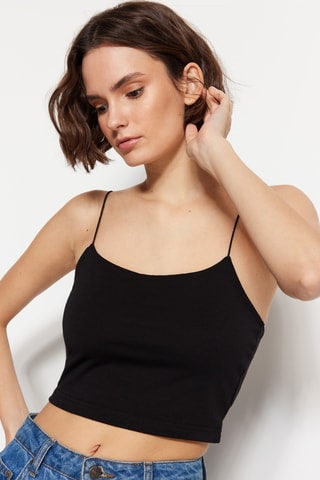 2 crop tops - Noir et blanc