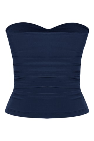 Top bustier - Bleu marine