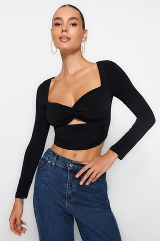 Crop top - Noir