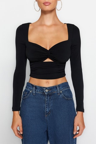 Crop top - Noir
