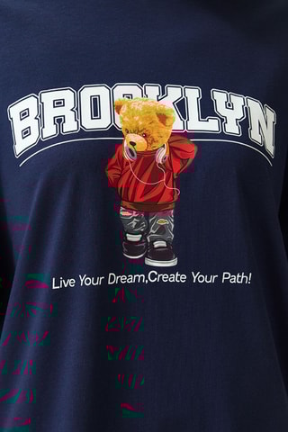 T-shirt - Marineblauw