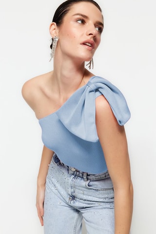 Asymmetrische Top - Lichtblauw