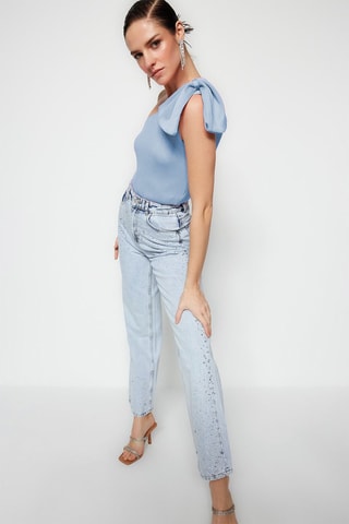 Asymmetrische Top - Lichtblauw