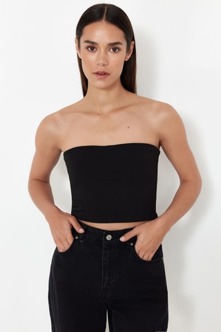 2 tops bustier - Blanc et écru