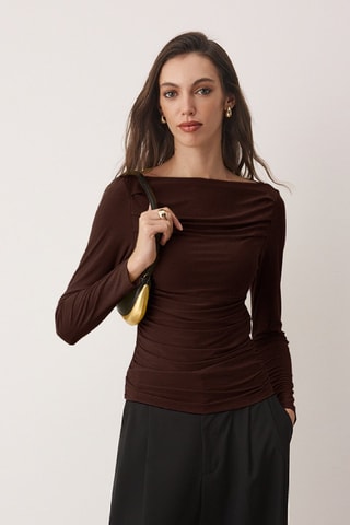 Top - Marron foncé