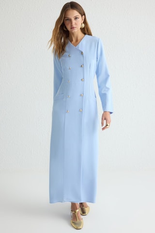 Robe longue - Bleu