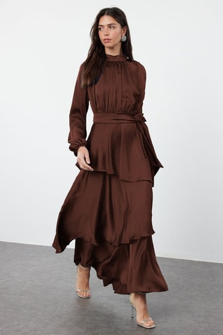 Robe longue - Marron
