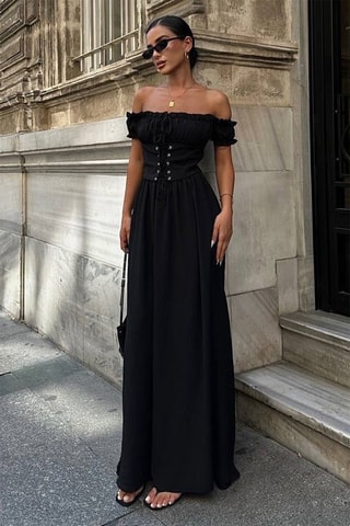 Robe longue - Noir