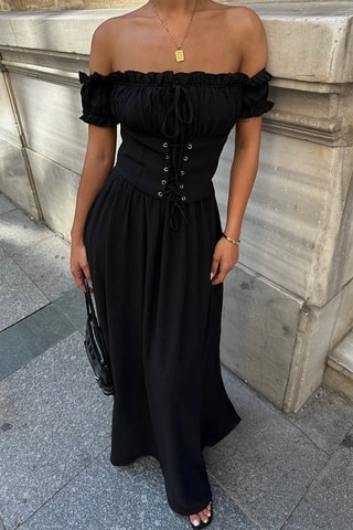Robe longue - Noir