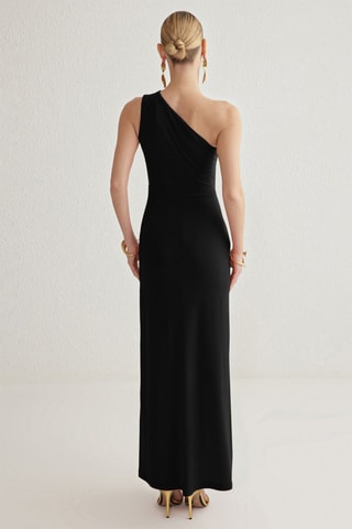 Robe asymétrique - Noir
