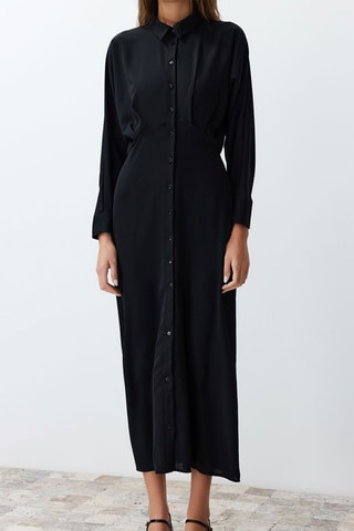 Robe chemise - Bleu marine