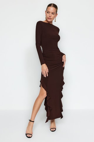 Robe longue - Marron