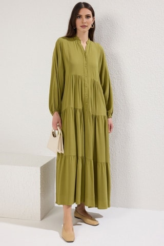 Robe longue - Vert