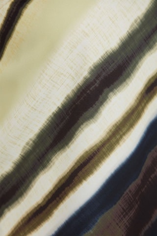 Robe longue - Beige et noir