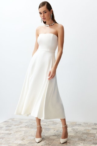 Robe bustier - Blanc
