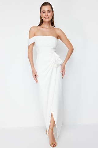 Robe fourreau - Blanc