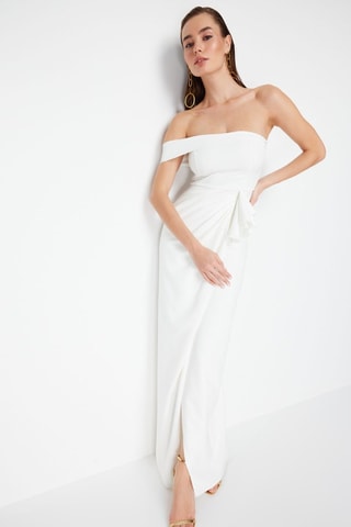 Robe fourreau - Blanc