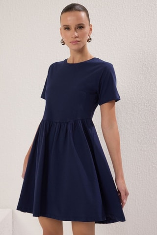 Robe patineuse - Bleu marine