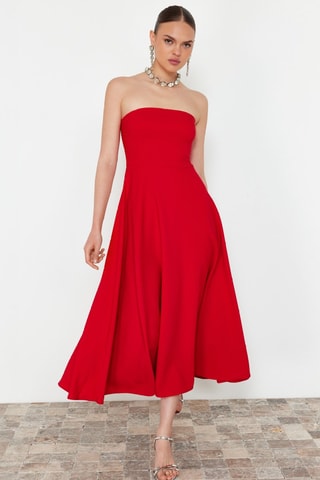 Robe bustier - Rouge