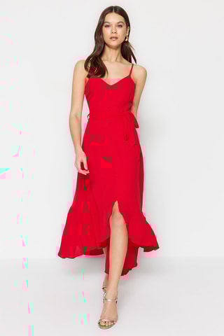 Robe longue - Rouge