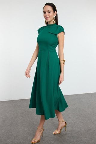 Robe midi - Vert
