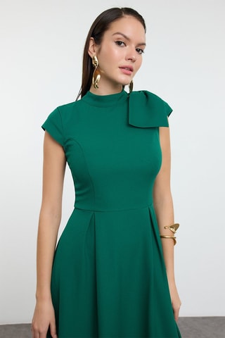 Robe midi - Vert
