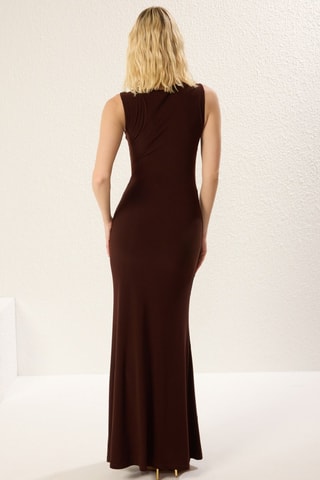 Robe longue - Marron
