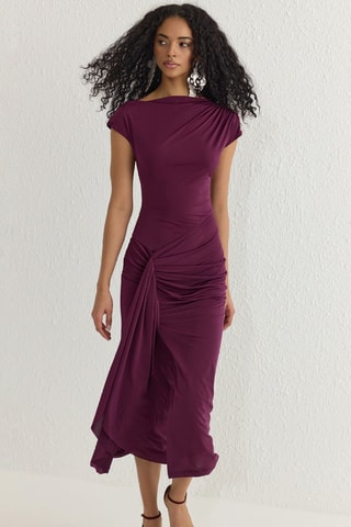 Robe midi - Violet