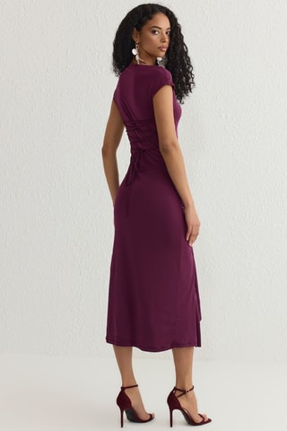 Robe midi - Violet