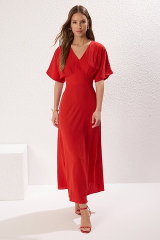 Robe longue - Rouge
