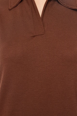 Robe polo - Marron