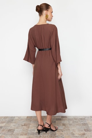 Robe longue - Marron