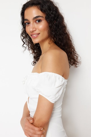 Robe patineuse - Blanc