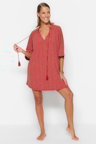 Robe de plage - Marron