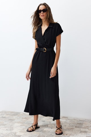 Robe midi - Noir