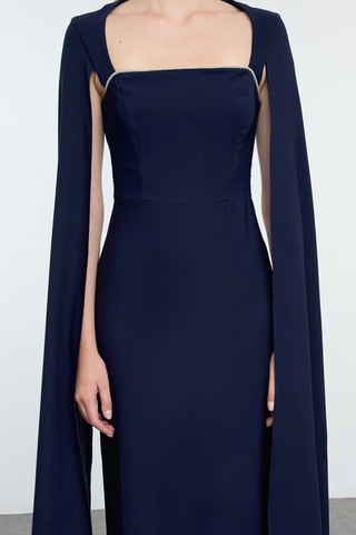 Robe longue - Bleu marine