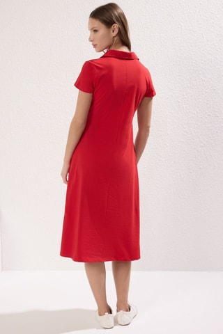 Robe trapèze - Rouge